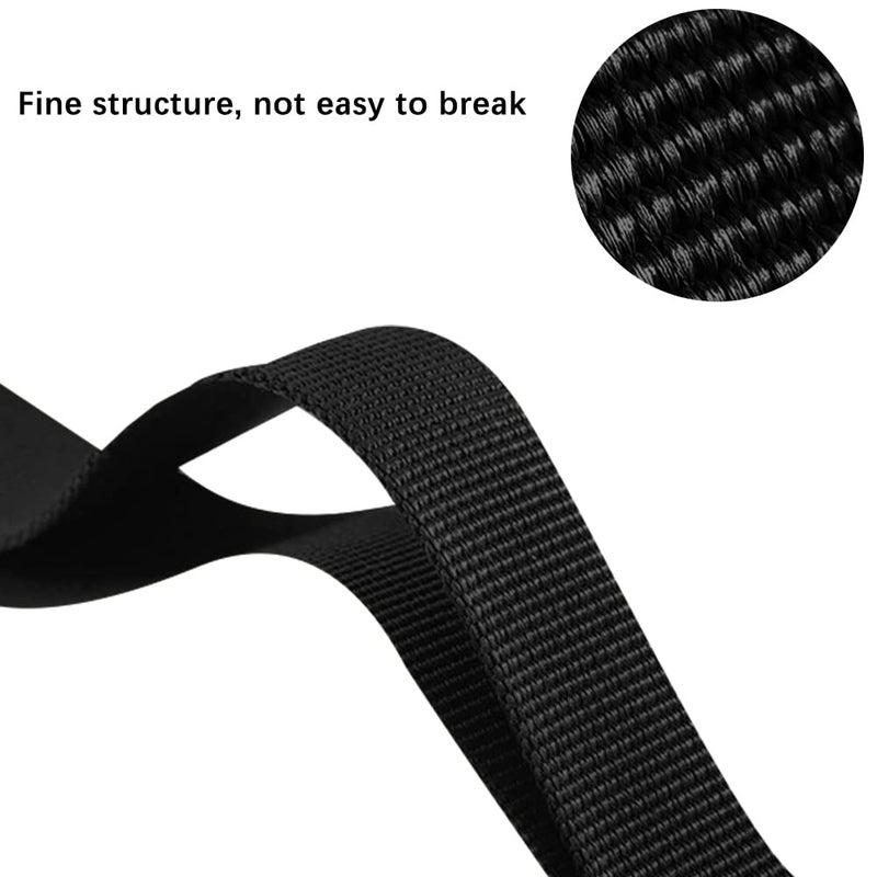 RETON Nylon Webbing Strap, 1 1/4 Inch Black Nylon Heavy Webbing Straps Durable Nylon Strap for Outdoor DIY Gear Repair, Backpack, Pet Collars, Crafts (32MM, 10 Yards) - Image 2